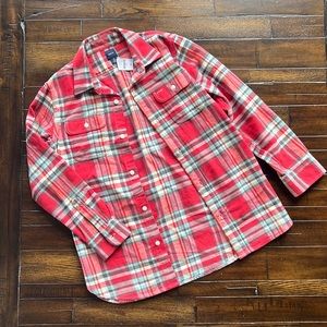 Gap Kids NWT Boys Flannel Button Shirt Size XL 12